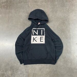 Nike Box Logo Black Hoodie‎ Men’s M